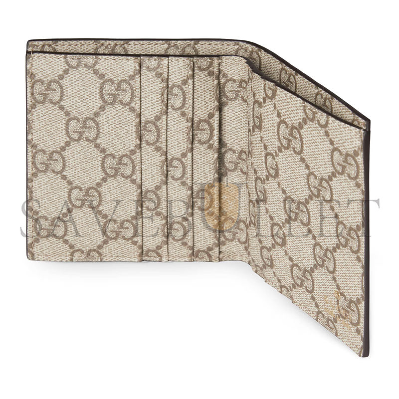 GUCCI GG EMBLEM BI-FOLD EMBOSSED WALLET 818949 (20*10cm) GUCCI GG EMBLEM BI-FOLD EMBOSSED WALLET 818949 (20*10cm)